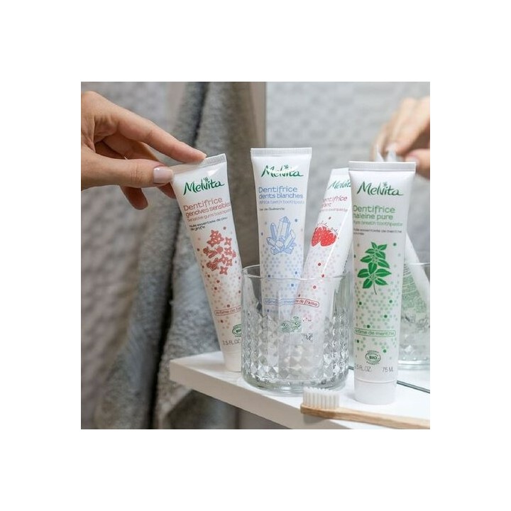 Dentifrice Haleine Pure Bio 75ml – Melvita – IllicoPharma