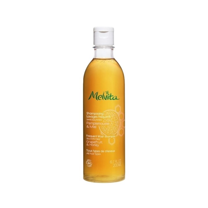 Shampooing Lavages Fréquents Bio 200ml – Melvita – IllicoPharma