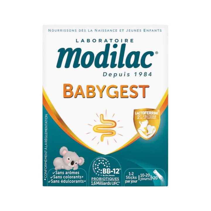 Babygest x20 sticks - Modilac - IllicoPharma