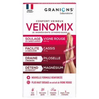 Veinomix Confort Veineux x30cpr Granions - IllicoPharma