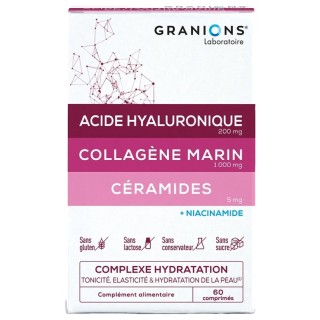 Complexe Hydratation Peau x60cpr Granions - IllicoPharma