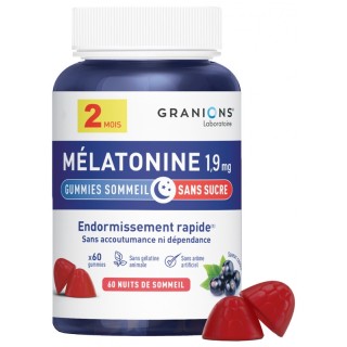 Mélatonine 1,9mg x60 gummies - Granions - IllicoPharma