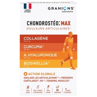 Chondrostéo+ Max Douleurs Articulaires x60cpr Granions - IllicoPharma