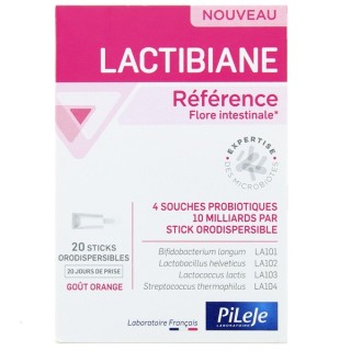 Lactibiane Référence - 20 sticks orodispersibles - Pileje - IllicoPharma