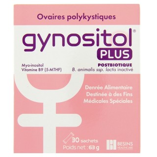 Gynositol Plus Ovaires Polykystiques - 30 sachets - Besins - IllicoPharma
