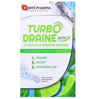 Turbodraine Activ x20cpr effervescents - Forté Pharma - IllicoPharma