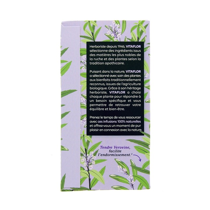 Infusion Verveine Bio x20 sachets Vitaflor - IllicoPharma