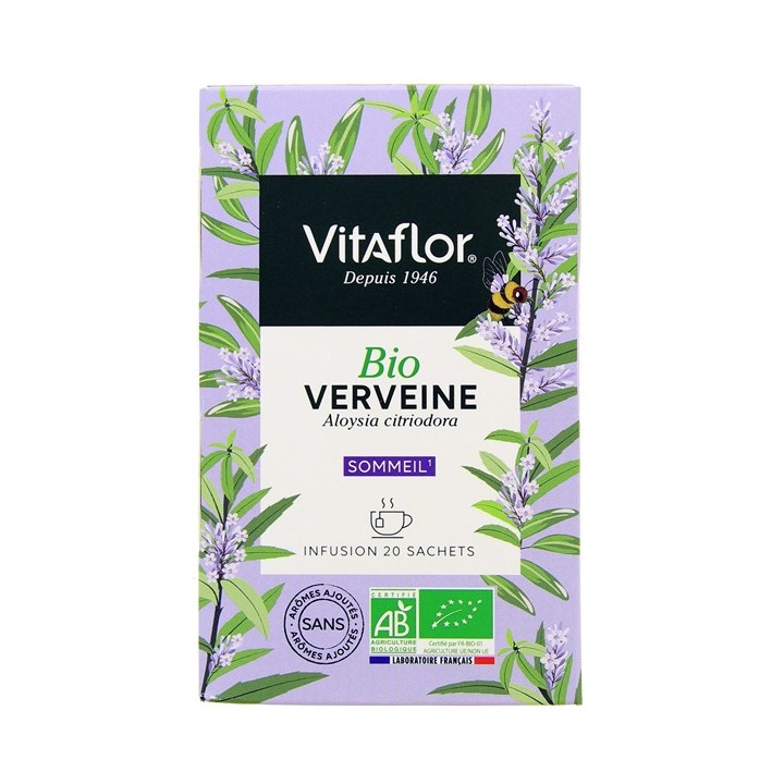 Infusion Verveine Bio x20 sachets Vitaflor - IllicoPharma