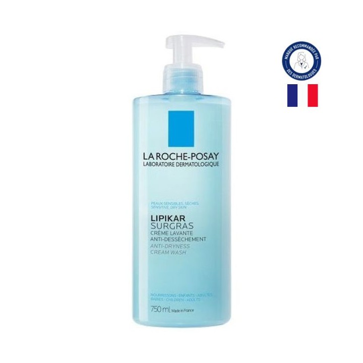Lipikar Surgras Crème Lavante 750ml - La Roche Posay - Nettoyants - IllicoPharma