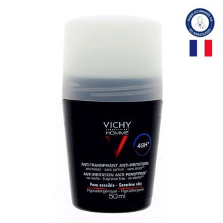 Anti-transpirant & Anti-Irritations 48h 50ml - Vichy Homme - IllicoPharma