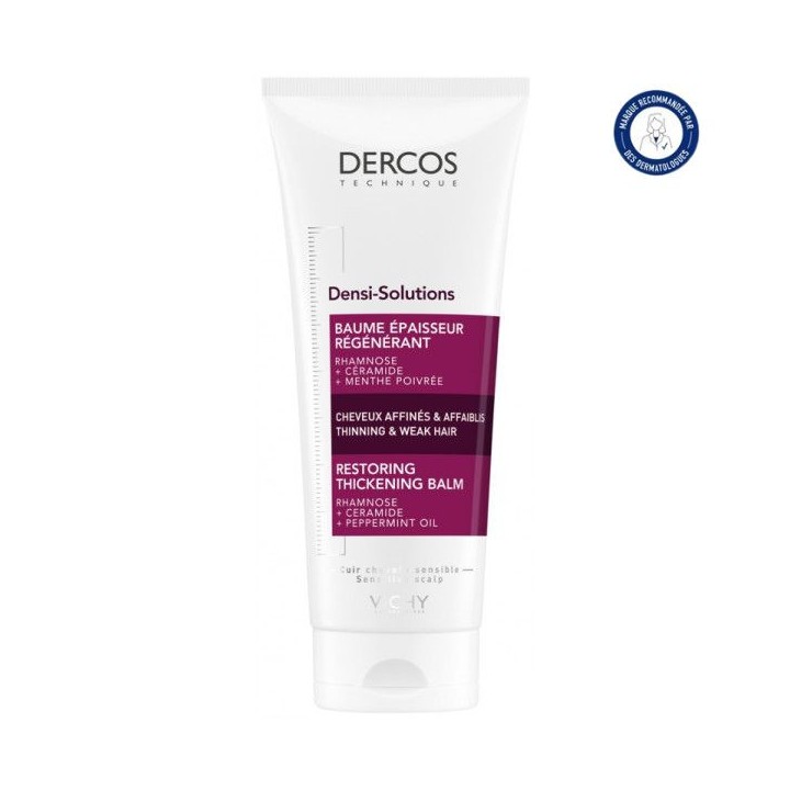 Dercos Densi-Solutions Baume Épaisseur Régénérant 200ml - Vichy - IllicoPharma