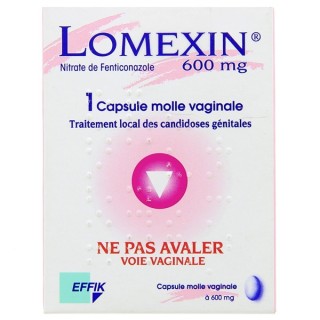 Lomexin 600mg capsule vaginale, Médicament mycoses - Pharmacie IllicoPharma