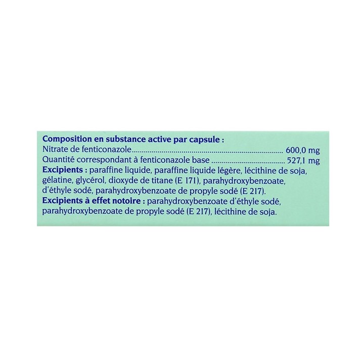 Lomexin 600mg 2caps vaginale, Troubles féminins, mycoses, e-Pharmacie IllicoPharma