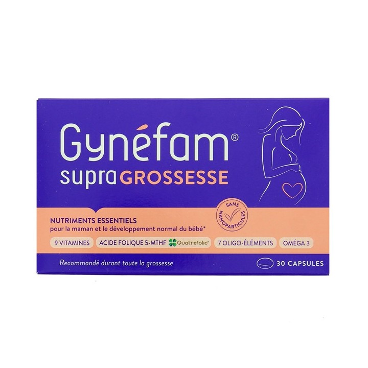 Gynefam Supra x30 capsules - Préparation à la grossesse - IllicoPharma
