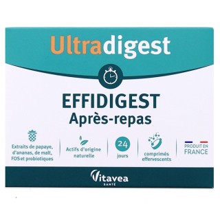 Ultradigest Effidigest Après-Repas x24cpr effervescents Vitavea - IllicoPharma