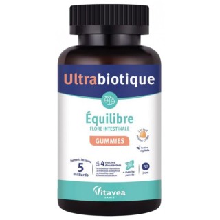 Ultrabiotique Equilibre 30 jours - 30 gélules végétales - Nutrisanté - Digestion & Transit