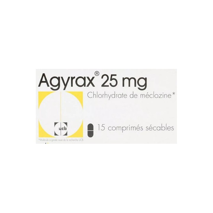Agyrax 15cpr, Vertiges, Pharmacie française en ligne IllicoPharma