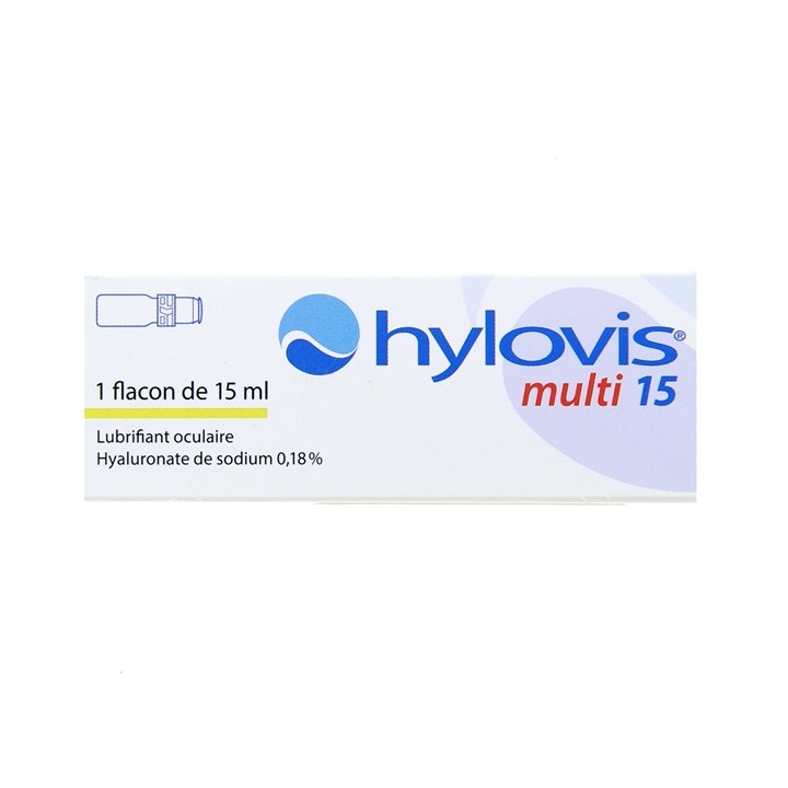 Hylovis Multi 15 Lubrifiant Oculaire 15ml - IllicoPharma