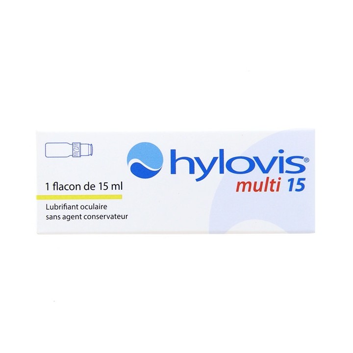 Hylovis Multi 15 Lubrifiant Oculaire 15ml - IllicoPharma