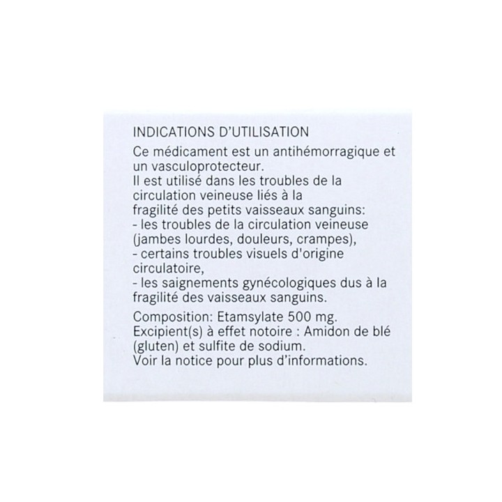 Dicynone 500mg 20cpr - Pharmacie en ligne IllicoPharma