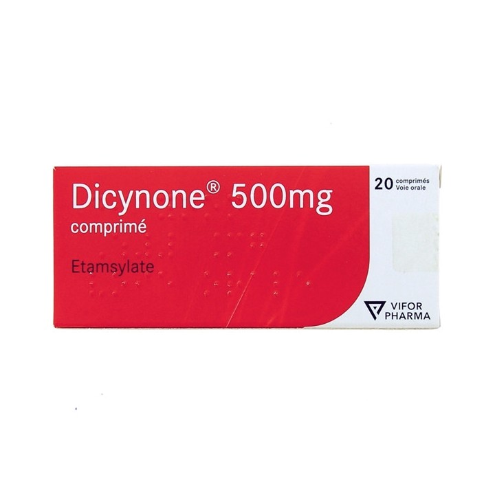 Dicynone 500mg 20cpr - Pharmacie en ligne IllicoPharma