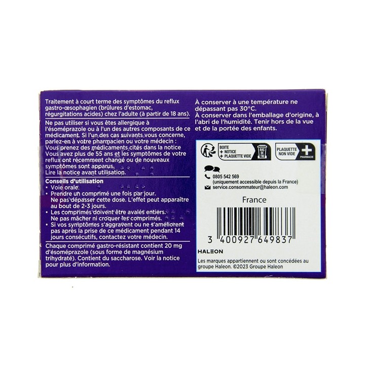 Nexium Control 7cp - Médicament Maux d'estomac - IllicoPharma