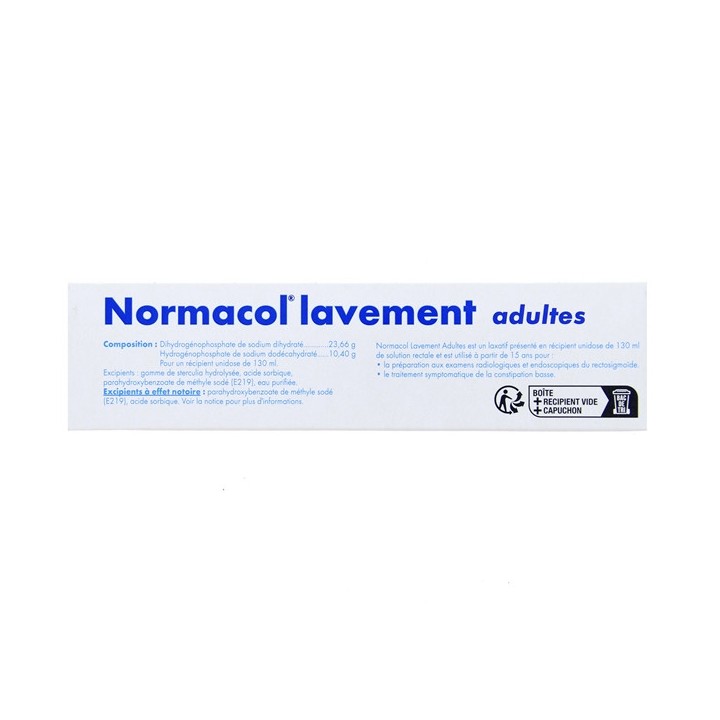 Normacol Lavement Adulte, Norgine Pharma, Constipation - IllicoPharma