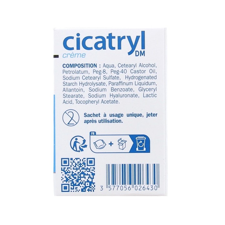 Cicatryl DM Crème - 10 sachets 2g - IllicoPharma