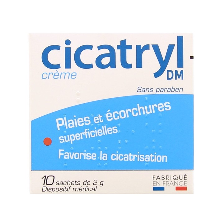Cicatryl DM Crème - 10 sachets 2g - IllicoPharma