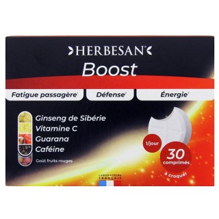 Booster Vitalité x30cpr à croquer Herbesan - IllicoPharma