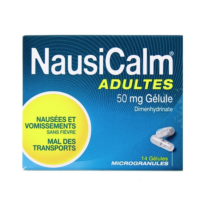 Nausicalm, Médicament Mal des transports, voyage - Pharmacie IllicoPharma