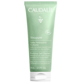 Vinopure Gelée Nettoyante Purifiante 75ml - Caudalie - IllicoPharma
