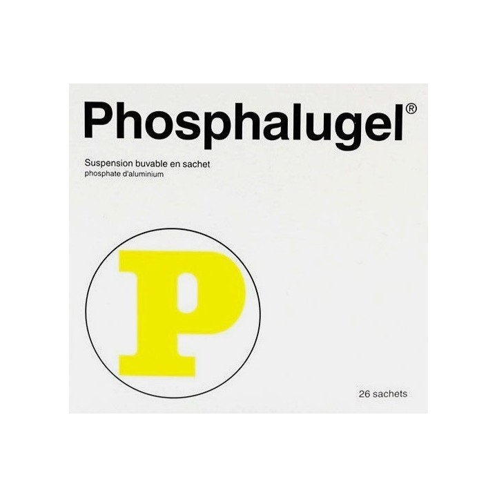 Phosphalugel 26sachets, Médicament Maux d'estomac, e-pharmacie IllicoPharma