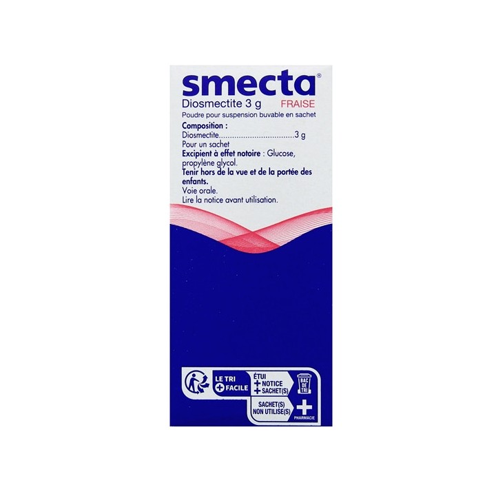 Smecta Fraise - Médicament en ligne - IllicoPharma