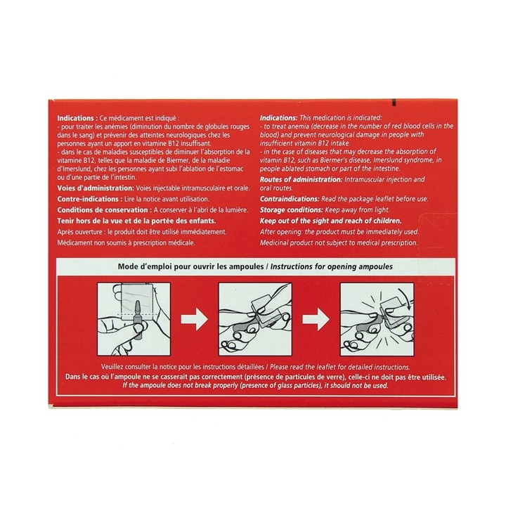Vitamine B12 Gerda 1000 µg - Médicament Vitamine - IllicoPharma