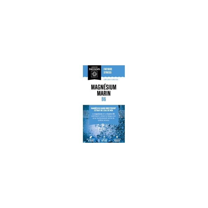 Magnésium vitamine b6 Dayang 30 comprimés - Stress, sommeil, concentration - IllicoPharma
