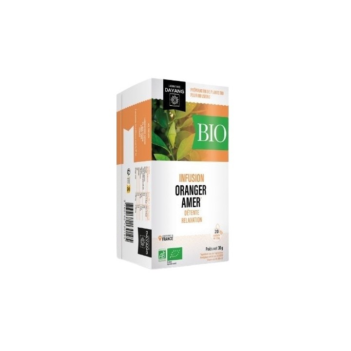 Infusion Bio Oranger Amer x20 sachets Dayang - Stress, sommeil, concentration - IllicoPharma