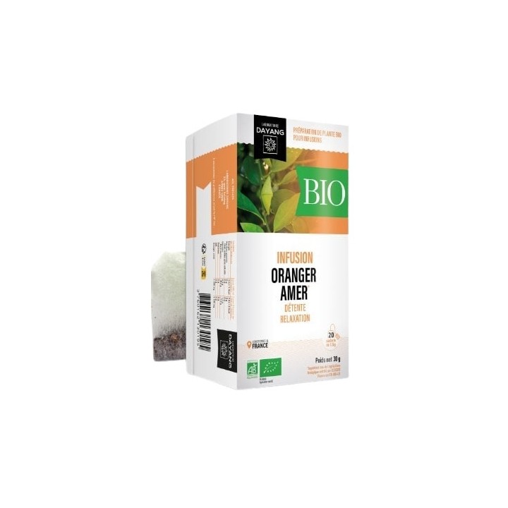 Infusion Bio Oranger Amer x20 sachets Dayang - Stress, sommeil, concentration - IllicoPharma