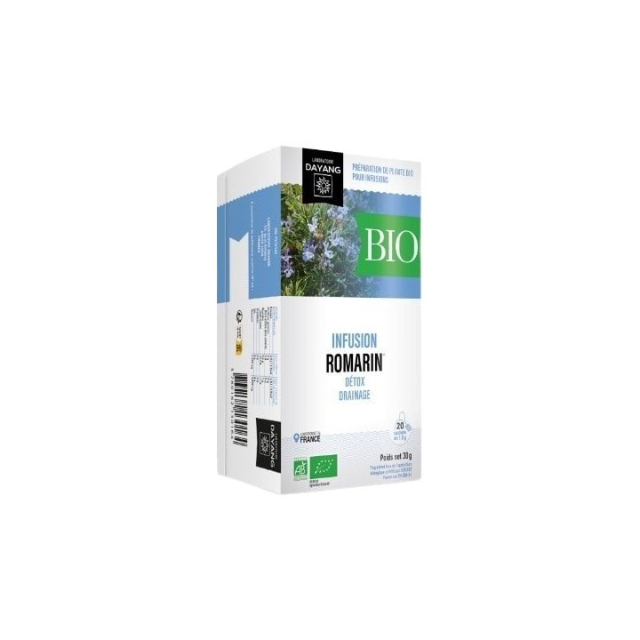 Infusion Bio Romarin x20 sachets Dayang - IllicoPharma