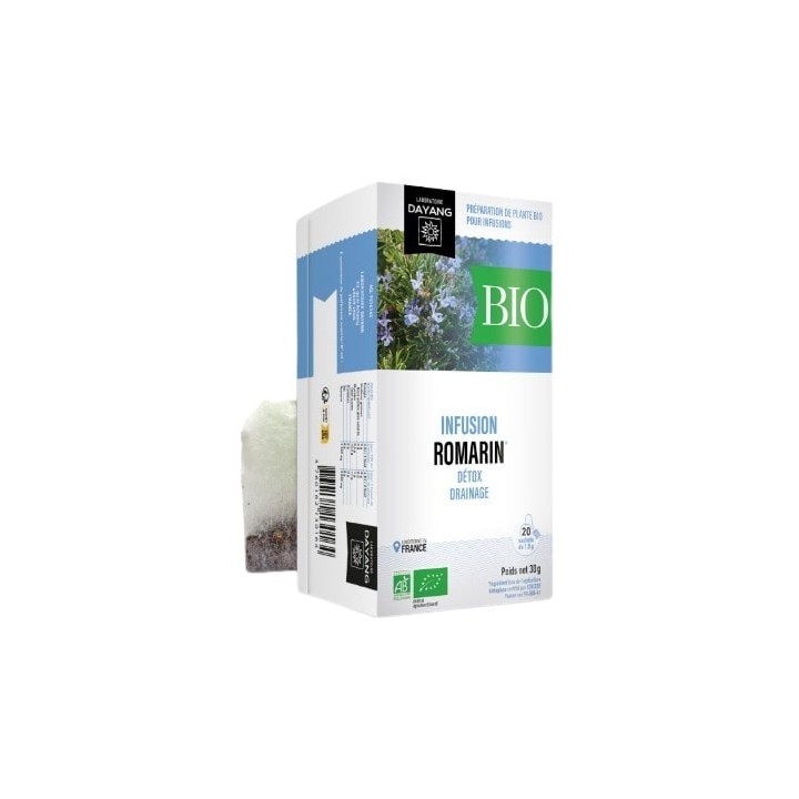 Infusion Bio Romarin x20 sachets Dayang - IllicoPharma