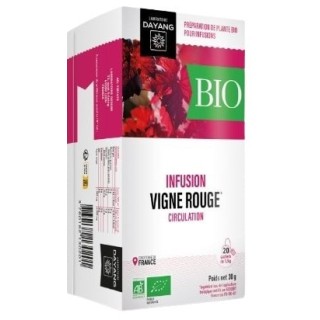 Infusion Bio Vigne Rouge x20 sachets Dayang - IllicoPharma
