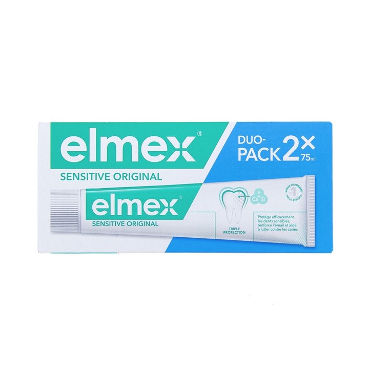 Sensitive Original Dentifrice 2x75ml - Elmex - IllicoPharma
