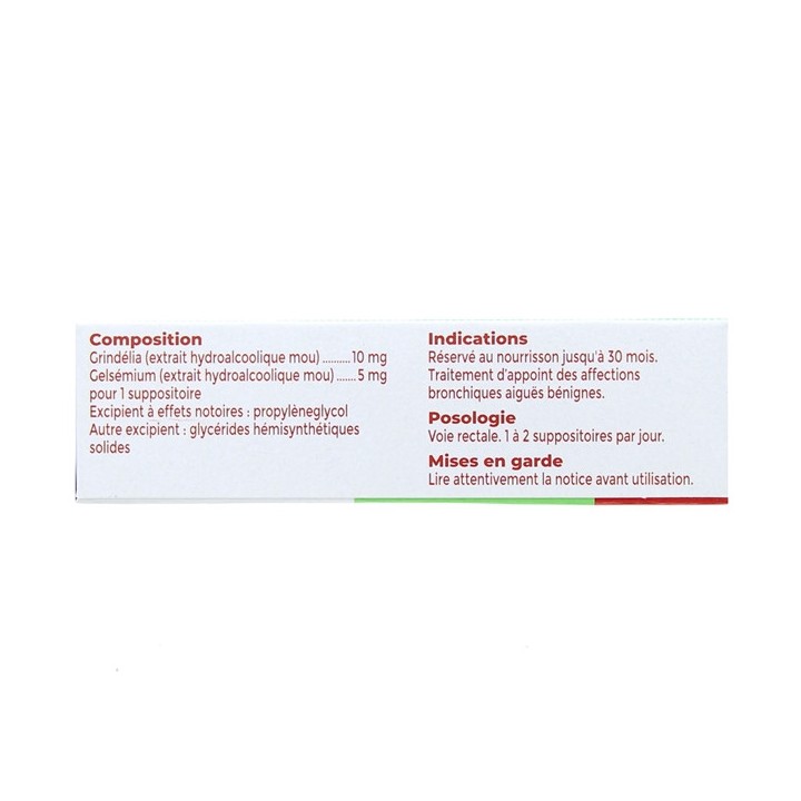 Coquelusedal suppositoire nourrissons, Médicament Bébé - Pharmacie IllicoPharma