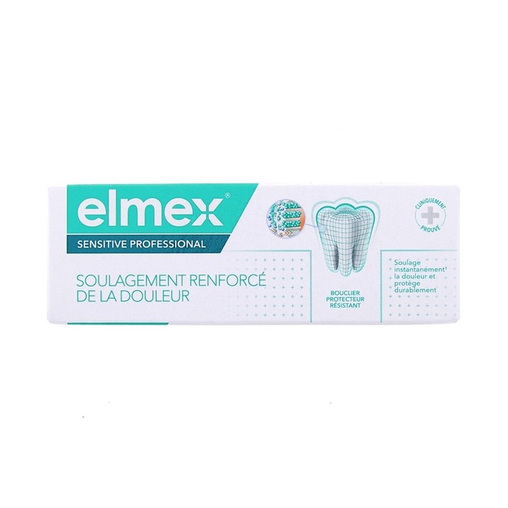 Sensitive Professional Dentifrice Soulagement Renforcé de la Douleur 20ml Elmex - IllicoPharma