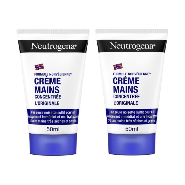 Crème Mains Concentrée 2x50ml - Neutrogena - IllicoPharma