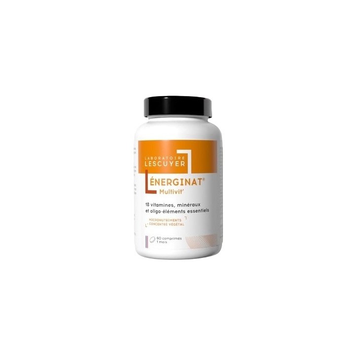 Énerginat Multivit' x60cpr – Laboratoire Lescuyer – IllicoPharma