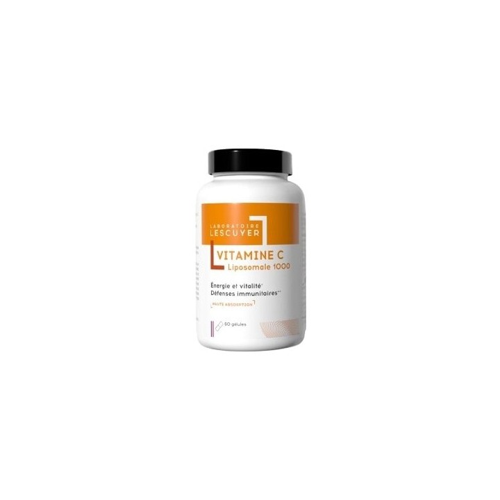 Vitamine C Liposomale 1000 x60 gélules – Laboratoire Lescuyer – IllicoPharma