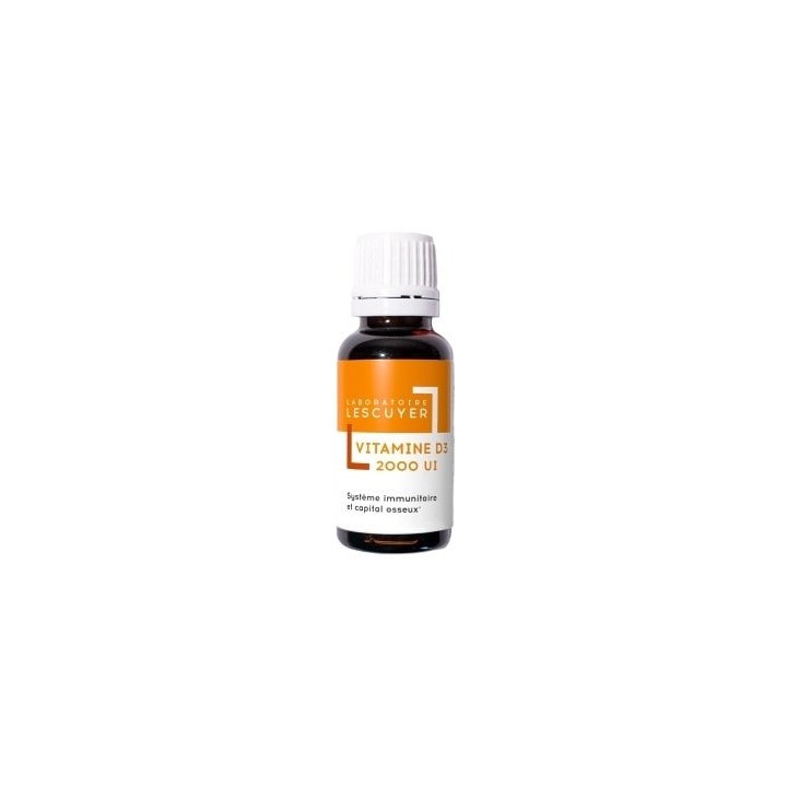 Vitamine D3 2000 UI 20ml – Laboratoire Lescuyer – IllicoPharma