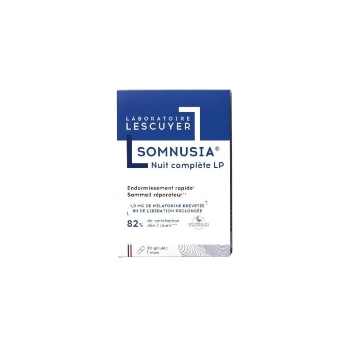 Somnusia Nuit Complète LP x30 gélules – Laboratoire Lescuyer – IllicoPharma
