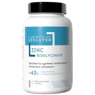 Zinc Bisglycinate x60cpr – Laboratoire Lescuyer – IllicoPharma